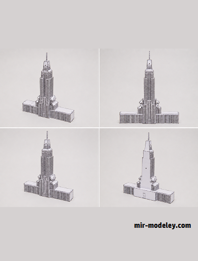 №18101 - Эмпайр-стейт-билдинг / Empire State Building (PaperToys) из бумаги