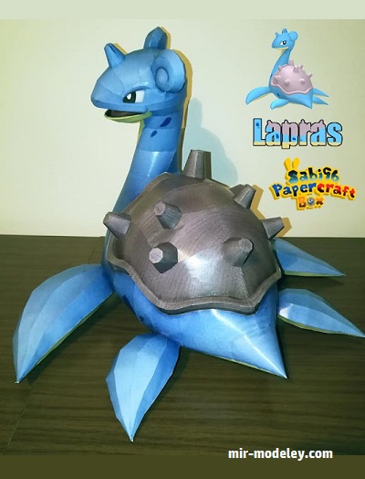 №18171 - Lapras - Pokemon (Sabi96) из бумаги