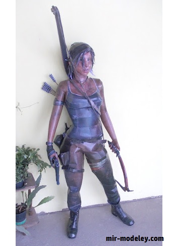 №18177 - Life-Size Lara Croft (v1.5) (Sabi96) из бумаги