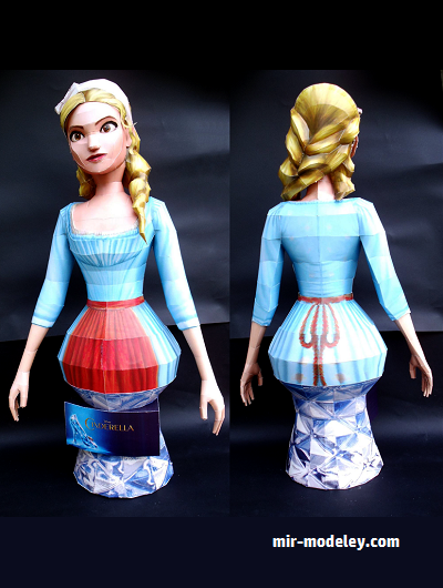 №18183 - Ella (Bust) - Cinderella (2015) (Sabi96) из бумаги