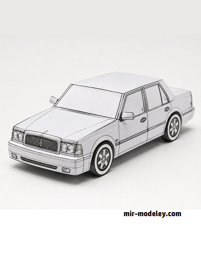 №18121 - Линкольн Континенталь / Lincoln Continental (PaperToys) из бумаги