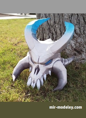 №18172 - Ragnarok Skull Mask - Fortnite (Sabi96) из бумаги