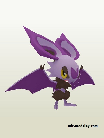 №18195 - Noibat - Pokemon (Sabi96) из бумаги