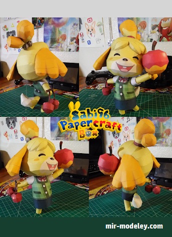 №18211 - Isabelle - Animal Crossing (Sabi96) из бумаги