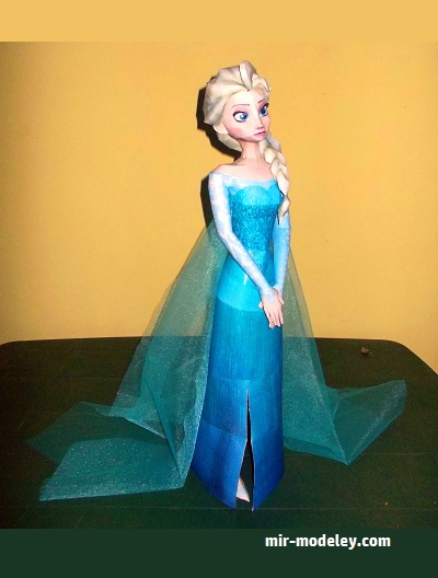 №18225 - Elsa the Snow Queen - Frozen (Sabi96) из бумаги