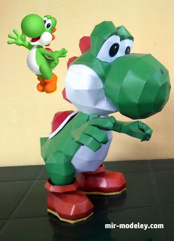 №18242 - Yoshi (Sabi96) из бумаги