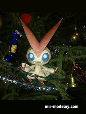 №18270 - Victini - Pokemon (Sabi96) из бумаги