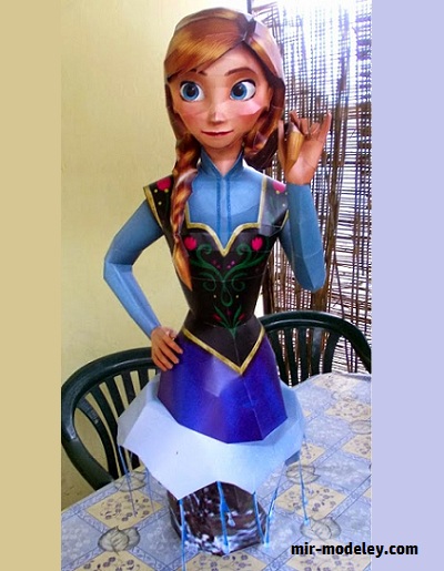 №18222 - Anna (Bust) (Sabi96) из бумаги
