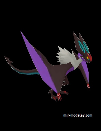 №18190 - Noivern - Pokemon (Sabi96) из бумаги