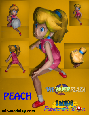 №18269 - Volleyball Peach (Sabi96) из бумаги