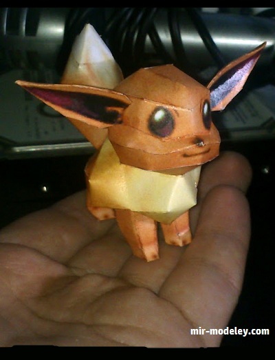 №18241 - Mini Eevee - Pokemon (Sabi96) из бумаги