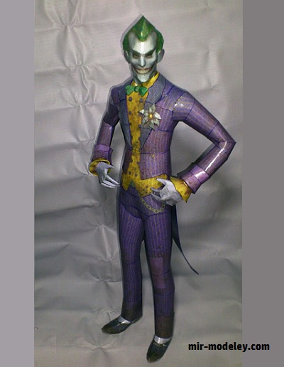 №18224 - The Joker - Batman: Arkham City (Sabi96) из бумаги