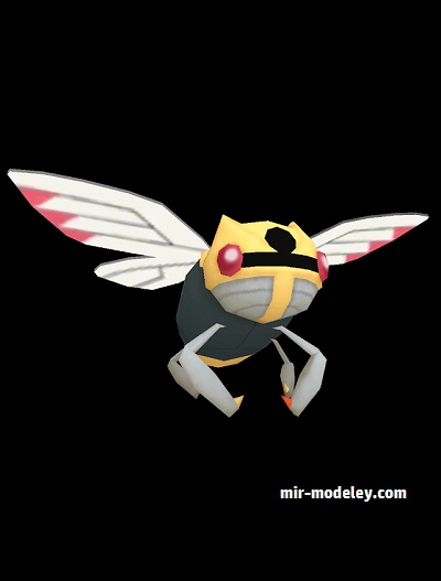 №18189 - Ninjask - Pokemon (Sabi96) из бумаги