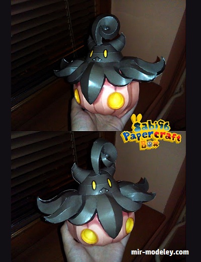 №18215 - Pumpkaboo - Pokemon Release (Sabi96) из бумаги
