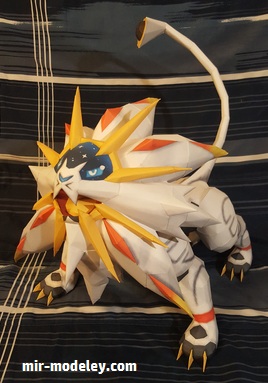 №18203 - Solgaleo - Pokemon (Sabi96) из бумаги