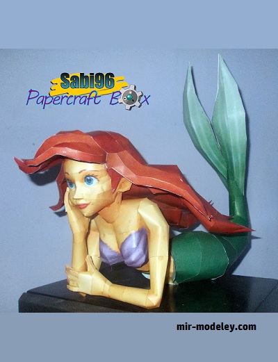 №18244 - Ariel (Sabi96) из бумаги