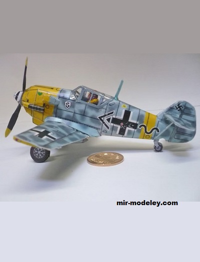 №18339 - Messerschmitt Bf109 [Propeller Factory] из бумаги