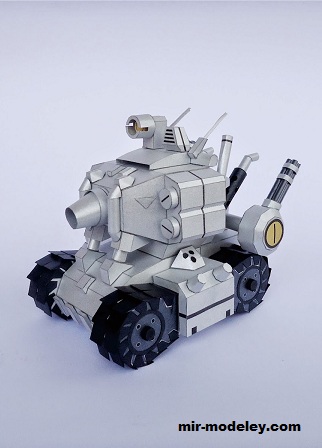 №18332 - Танк Metal Slug [Tos Craft] из бумаги