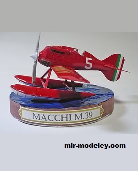 №18367 - Macchi M.39 [Propeller Factory] из бумаги