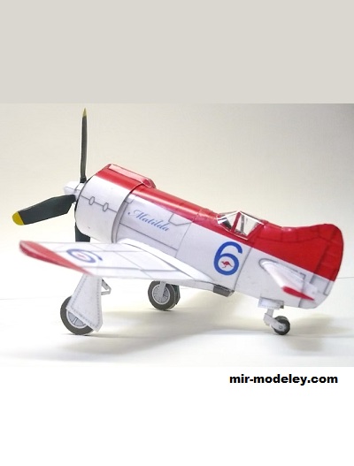 №18344 - Matilda Air racer Mk2 [Propeller Factory] из бумаги