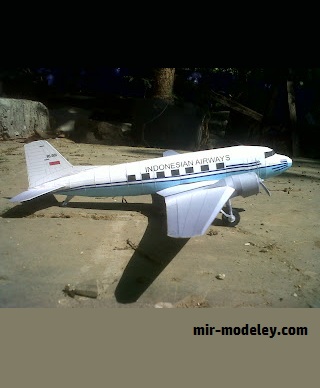 №18301 - DAKOTA DC 3 SEULAWAH (ZRP Papercraft) из бумаги