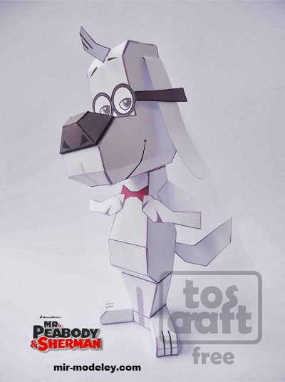 №18318 - Mr. Peabody & Sherman (Tos Craft) из бумаги