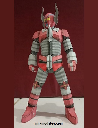№18280 - KARATE ROBO ZABOGAR (ZRP Papercraft) из бумаги