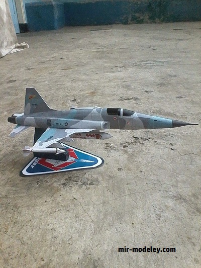 №18283 - F-5 E Tiger INDONESIAN AIR FORCE (ZRP Papercraft) из бумаги