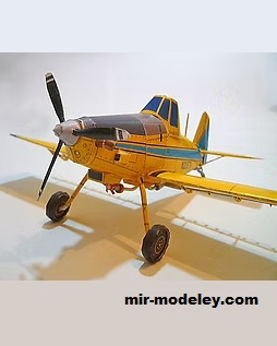 №18355 - Air tractor AT-502 [Propeller Factory] из бумаги