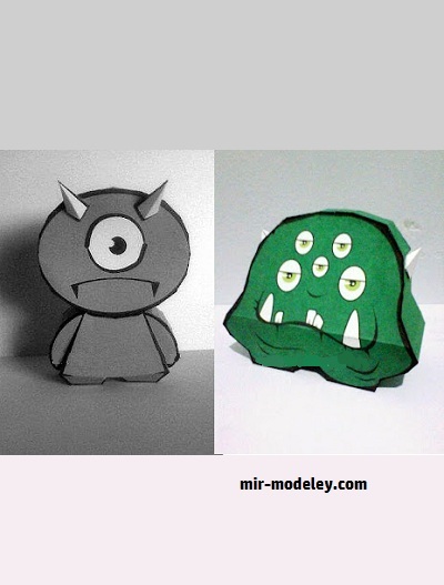 №18304 - МОНЦ / MONZ (ZRP Papercraft) из бумаги