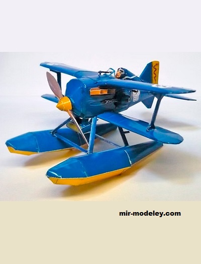 №18342 - Curtiss R3C [Propeller Factory] из бумаги