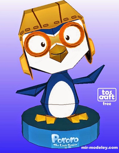 №18317 - Pororo (Tos Craft) из бумаги