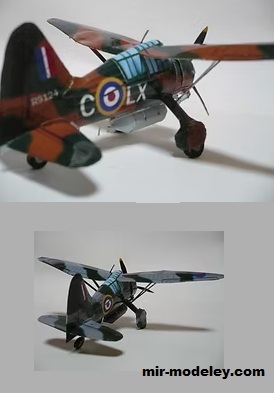 №18371 - Westland Lysander [Propeller Factory] из бумаги
