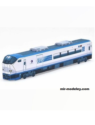 №18414 - Электропоезд Харука [West Japan Railway] из бумаги