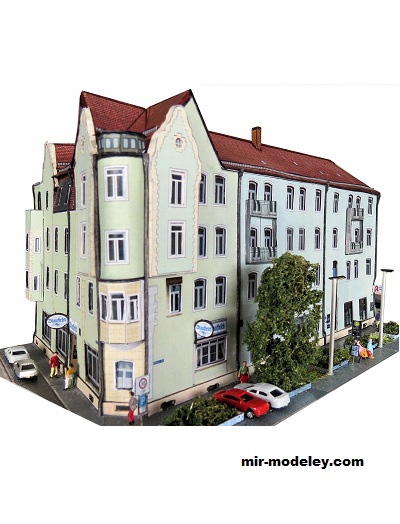 №18473 - Blauflesch-Quartier Ulm 2024 [Wediul] из бумаги