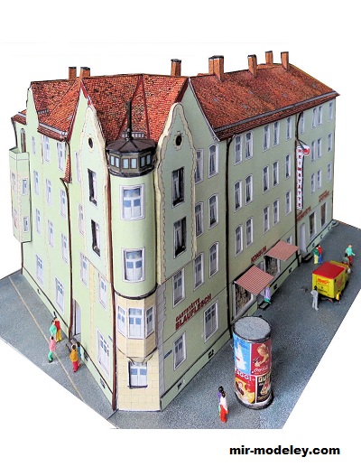№18472 - Blauflesch-Quartier Ulm 1950er [Wediul] из бумаги
