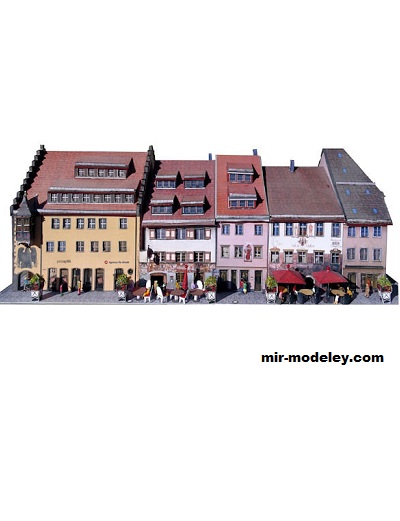 №18453 - Paradiesstraßenzeile Wangen/Allgäu [Wediul] из бумаги