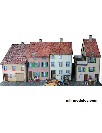 №18474 - Altstadt-Ensemble Lange Gasse Wangen/Allgäu [Wediul] из бумаги