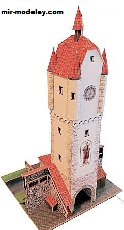 №18435 - ehm. Peterstor in Wangen/Allgäu [Wediul] из бумаги