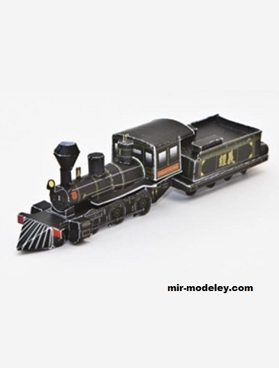 №18417 - Паровоз JGR Class 7100 [West Japan Railway] из бумаги