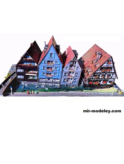№18462 - Blau-Ensemble Ulm/Donau [Wediul] из бумаги