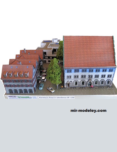 №18465 - Kornhausareal Ulm/Donau [Wediul] из бумаги