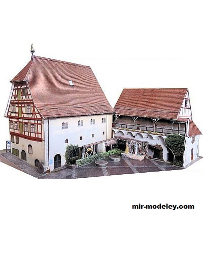 №18439 - Eselsmühle in Wangen/Allgäu [Wediul] из бумаги