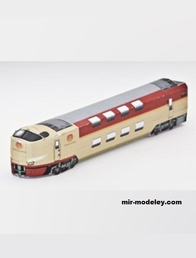 №18415 - Локомотив электропоезда Sunrise Express [West Japan Railway] из бумаги