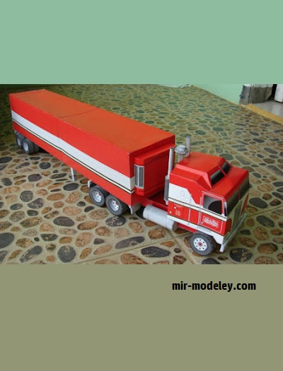 №18550 - BJ and The Bear / Kenworth K100C Aerodyne [Wongday] из бумаги