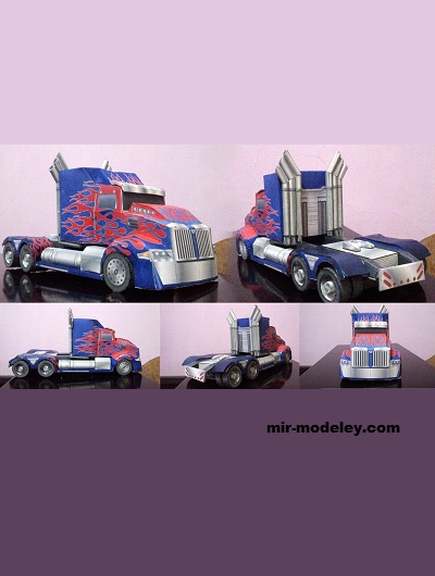 №18506 - Грузовик Western Star 5700XE [Wongday] из бумаги