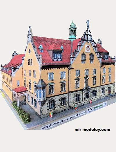 №18477 - Altes Postamt Lindau/Bodensee [Wediul] из бумаги