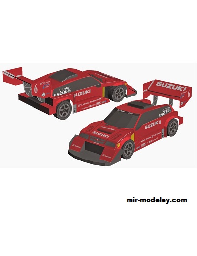 №18509 - Автомобиль Suzuki Escudo Pikes Peak [Wongday] из бумаги