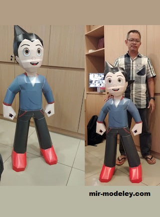 №18534 - Астробой / Astroboy [Wongday] из бумаги