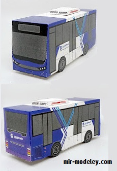№18553 - Автобус Trans Jakarta [Wongday] из бумаги
